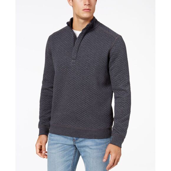 Tommy Bahama Mens Quiltessential Half Zip Pullover